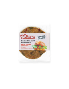 Hamburguesa seitan shitake y pimientos Bio 160g AHIMSA
